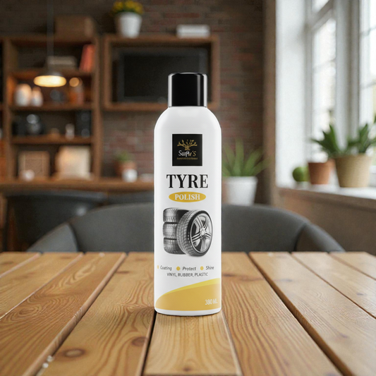 AutoPure Tyre Polish – Deep Black Shine & Long-Lasting Protection (200 ml)